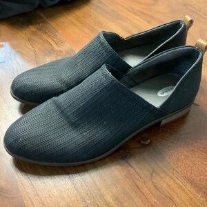 Dr Scholls Shoes Womens 8.5  M Ruler Casual Slip On Loafer Black Faux Leather